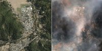 عکس | نمایی هولناک از آتش سوزی لس آنجلس  از ایستگاه فضایی بین المللی