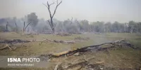 مهار آتش در دو منطقه حفاظت‌شده خوزستان