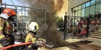 آتش‌سوزی پست برق در مرکز تهران