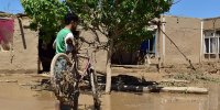 سیل در افغانستان باعث آبگرفتگی خانه‌ها شد