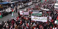 تظاهرات گسترده حامیان فلسطین در آفریقای جنوبی