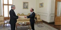 تسلیم رونوشت استوارنامه سفیران جدید استرالیا و مجارستان به باقری+عکس