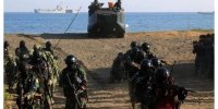 رزمایش سالانه اندونزی و آمریکا آغاز شد