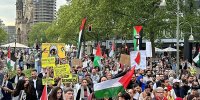 حمله وحشیانه پلیس آلمان به حامیان فلسطین