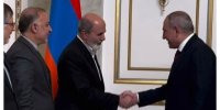 دیدار دبیر شورای عالی امنیت با نخست وزیر ارمنستان