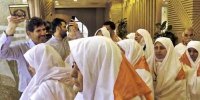 وداع عمره‌گزاران ایرانی با مدینه + ویدئو