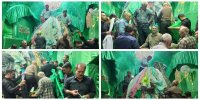 برگزاری مراسم آیینی - سنتی ۳۰۰ ساله نخل بندان در زواره