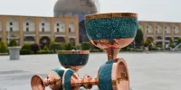 نخبگان فیزیک و آشنایی با صنایع‌دستی اصفهان