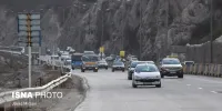 تردد در جاده فیروزکوه و قزوین - رشت، روان/ چالوس و هراز، سنگین