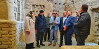 بازدید سفیر ازبکستان از دژ معبد باستانی نوشیجان