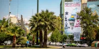 روز نکبت روی دیوارنگاره میدان فلسطین نقش بست