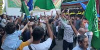 هروله‌خوانی در مهمونی ده کیلومتری غدیر/ همراهی مردم با موکب‌داران