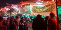 بارش رحمت الهی بر شادی جمعی افزود/ تماشای نمایش‌ها و نورافشانی