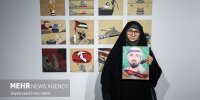 مراسم افتتاح نمایشگاه کاریکاتوریست یمنی «کمال الفن»