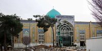 گنبد امامزاده عبدالله شهرری ترک خورد/عکس