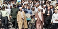 راهپیمایی «جمعه خشم» با حضور امت حزب الله در خلیل آباد 