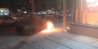 حریق یک دستگاه خودرو در کرج