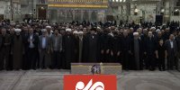 مراسم تشییع پیکر شهید دکتر علی حیدری در حرم امام خمینی (ره)