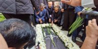 حضور قالیباف بر سر مزار جانباختگان طبس