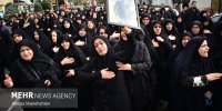 مراسم تشییع شهید «مهیار کیازاده» در زادگاهش روستای اسلام آباد
