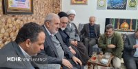 حضور وزیر نیرو در خانه شهید راه قدس