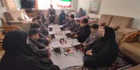 محفل انس با قرآن در منزل شهیدان آذر زرتشت آستانه اشرفیه