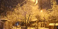 بارش برف آستارا را سفیدپوش کرد