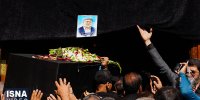 ویدیو/ پیکر سردار «رضا سراج» در خاک آرام گرفت