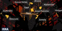 ویدیو/ سال ۲۰۲۴؛ درگیری فرامرزی بیش از ۹۰ کشور جهان