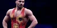 علی ارسلان حریفش را ضربه فنی کرد/حذف کشتی‌گیر ایران قطعی شد