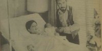 عکس نوزادی لیلا حاتمی /  گفت‌وگو با علی حاتمی و زری خوشکام به مناسبت تولد فرزندشان