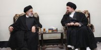 تصاویری از خوش و بش ابراهیم رئیسی و سیدحسن خمینی در مراسم شب قدر