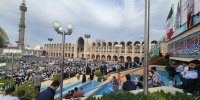 عکسی از سردار حاجی زاده در نماز عید سعید فطر