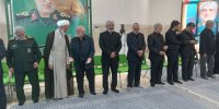 سردار قاآنی میزبان مهمانان مراسم فرمانده به شهادت رسیده در حمله اسرائیل