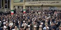 عکسی از جای خالی ۳ چهره در مراسم تنفیذ حکم مسعود پزشکیان /محسن قرائتی با ویلچر آمده بود