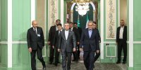 تصاویری از نخستین میزبانی دیپلماتیک پزشکیان در کاخ سعد آباد