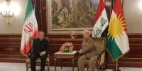 تصاویری از پزشکیان و مسعود بارزانی در خاک اربیل