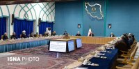 همنشینی آقاتهرانی با یکی از اعضای دولت در جلسه شورای عالی فضای مجازی/ فرمانده کل سپاه هم حاضر بود + تصاویر