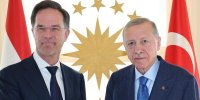ببینید | تصاویری از بی‌احترامی اردوغان به نخست وزیر هلند