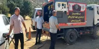 استقرار ۲ دستگاه خودروی سیار عرضه بنزین در پایانه مرزی باشماق مریوان