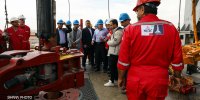 بهره‌برداری از سومین دکل حفاری ساخت جهاد دانشگاهی با حضور وزیر نفت