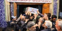 مراسم وداع با شهید زاهدی در زادگاهش |تصاویر