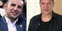 عکس یادگاری امین حیایی و علی دایی در پیست اسکی | عکس