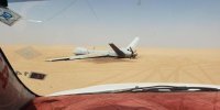 اولین تصاویر از لحظه سرنگونی پهپاد آمریکایی MQ-9 توسط ارتش یمن | ویدئو