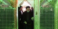 گریه های  شهید رئیسی در حرم حضرت رقیه(س) | تصاویر