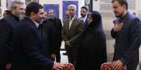 خانواده شهید امیرعبداللهیان در یک مراسم رسمی | تصاویر