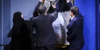 دختر شهید رئیسی در مجلس روضه اصحاب فرهنگ و هنر | تصاویر