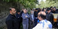 بازدید شهردار تهران همراه با جمعی از نمایندگان مجلس از پروژه های عمرانی پایتخت