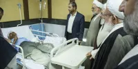 عیادت نماینده رهبر انقلاب از مصدومان حادثه اتوبوس زائران پاکستانی | ویدئو