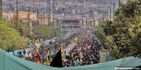 پیاده‌روی جاماندگان اربعین حسینی با حضور پرشور مردم تهران -2